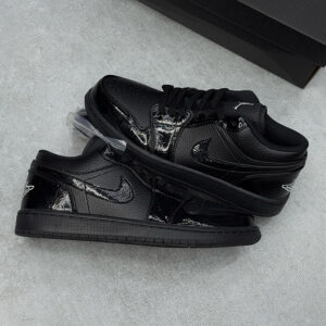 جردن وان لو بلک الفنت Jordan 1 Low Patent Elephant Black جردن وان لو بلک الفنت Jordan 1 Low Patent Elephant Black