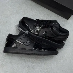 جردن وان لو بلک الفنت Jordan 1 Low Patent Elephant Black جردن وان لو بلک الفنت Jordan 1 Low Patent Elephant Black