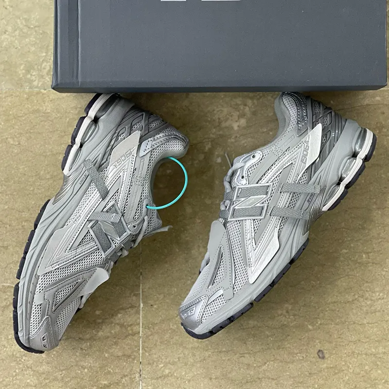 نیوبالانس New Balance 1906A Concrete Silver Metallic کانکریت سیلور متالیک نیوبالانس New Balance 1906A Concrete Silver Metallic کانکریت سیلور متالیک - تصویر 2