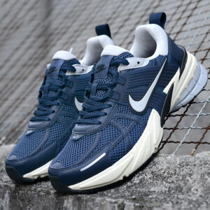 نایک وی تو کی ران Nike V2K Run Thunder Blue Wolf Grey سرمه ای نایک وی تو کی ران Nike V2K Run Thunder Blue Wolf Grey سرمه ای