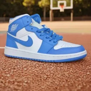 نایک ایر جردن وان Jordan 1 Retro Mid UNC نایک ایر جردن وان Jordan 1 Retro Mid UNC