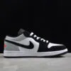 نایک ایر جردن وان Jordan 1 Low SE White Fire Red Black Matte Silver - تصویر 6