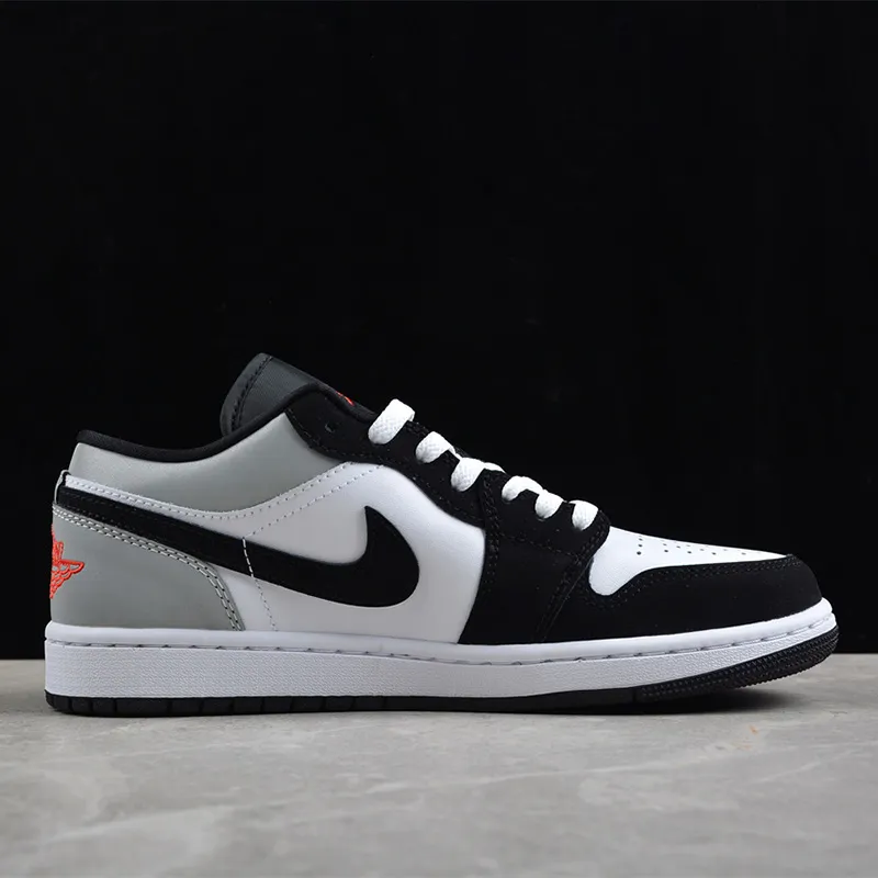 نایک ایر جردن وان Jordan 1 Low SE White Fire Red Black Matte Silver - تصویر 6