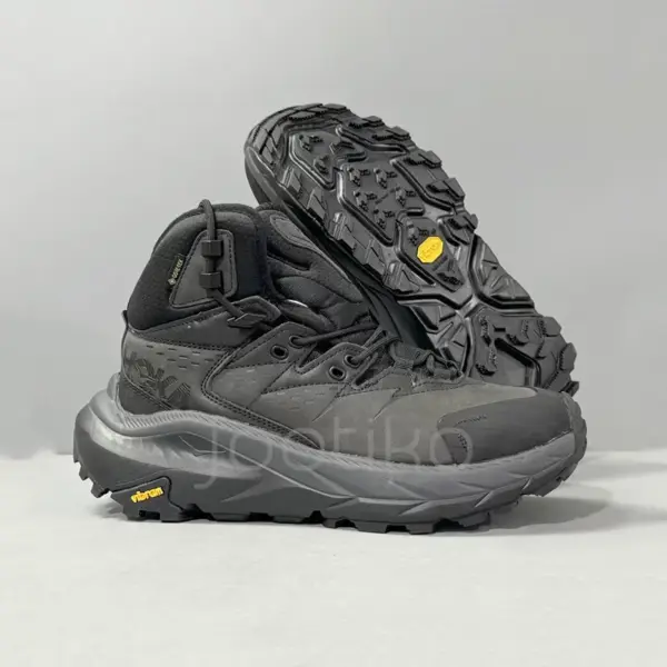 کفش کوهنوردی هوکا گورتکس Hoka Kaha 2 High GTX Black مشکی کفش کوهنوردی هوکا گورتکس Hoka Kaha 2 High GTX Black مشکی