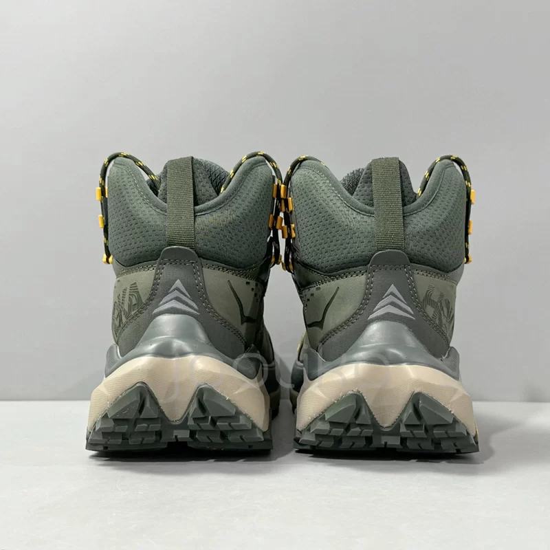 کفش کوهنوردی هوکا گورتکس Hoka Kaha 2 High GTX سبز زیتونی / زرد - تصویر 6