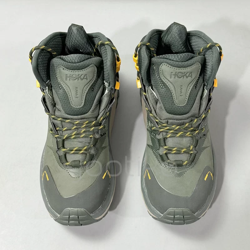 کفش کوهنوردی هوکا گورتکس Hoka Kaha 2 High GTX سبز زیتونی / زرد - تصویر 7