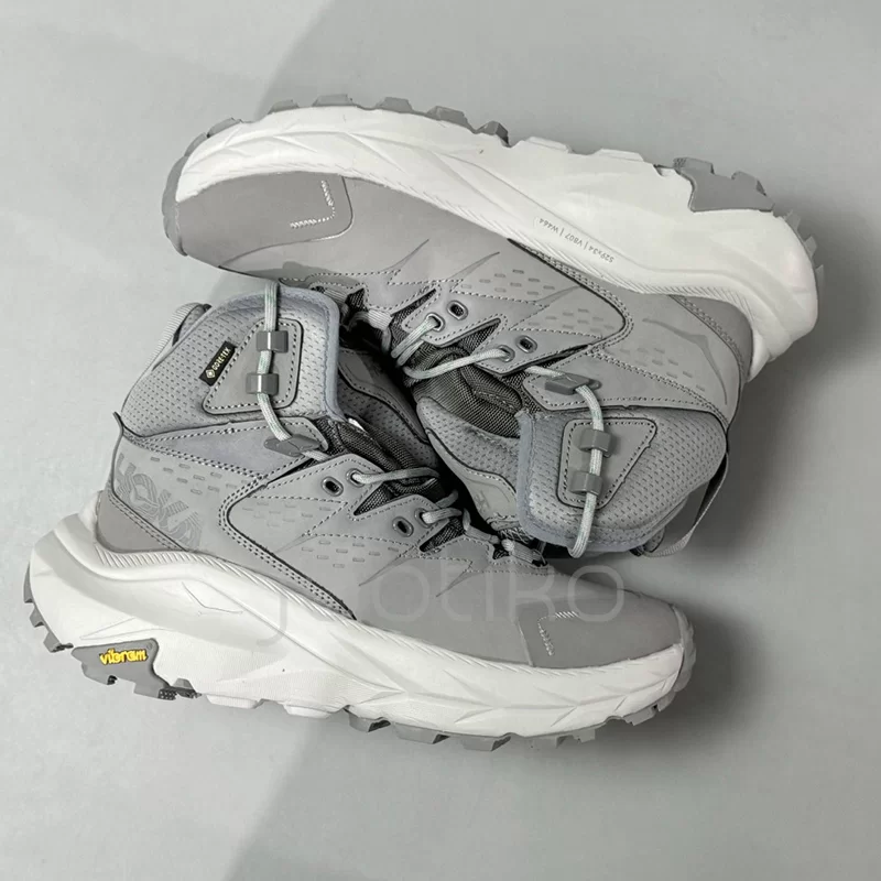 کفش کوهنوردی هوکا گورتکس Hoka Kaha 2 High GTX خاکستری - تصویر 4