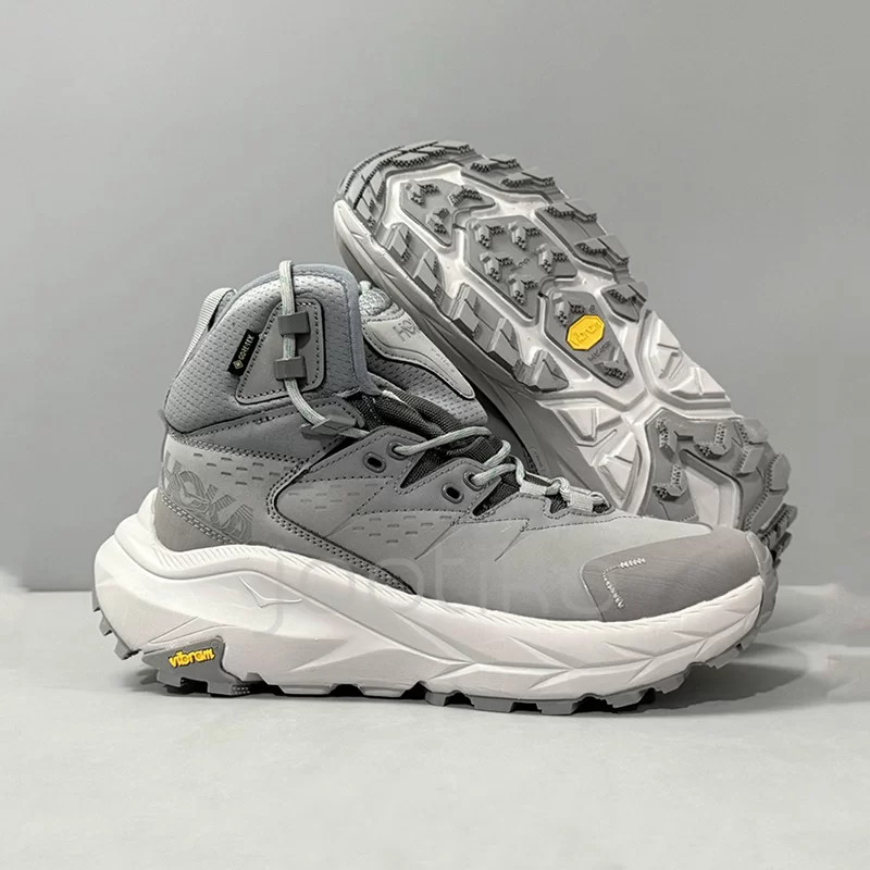 کفش کوهنوردی هوکا گورتکس Hoka Kaha 2 High GTX خاکستری - تصویر 5