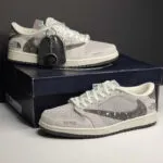 نایک ایرجردن وان لو نورث فیس Nike Air Jordan 1 Low Travis Scott X The North Face