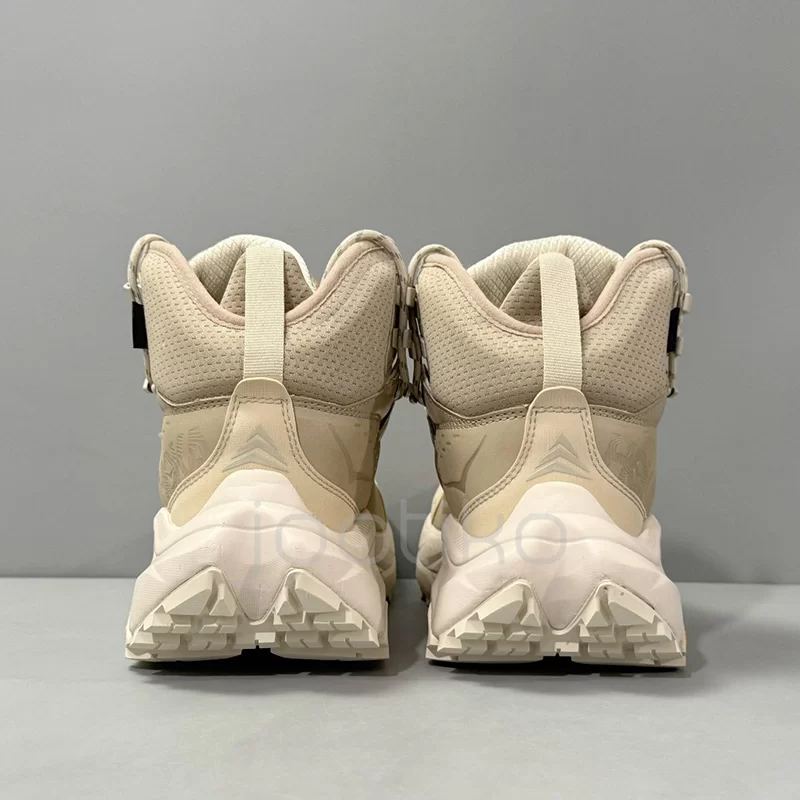 کفش کوهنوردی هوکا گورتکس Hoka Kaha 2 High GTX شنی و کرمی - تصویر 6
