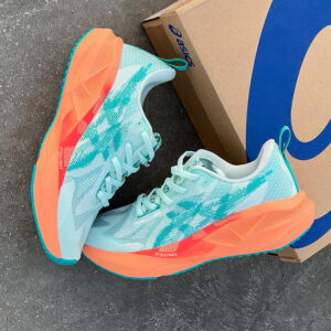 اسیکس نوابلاست 5 سبز آبی نارنجی ASICS Novablast 5 Soothing Sea Wave Teal Orange اسیکس نوابلاست 5 سبز آبی نارنجی ASICS Novablast 5 Soothing Sea Wave Teal Orange