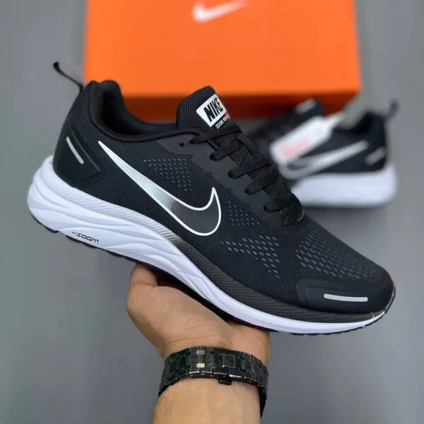 نایک زوم وین فلو NIKE ZOOM WINFLO 9X مشکی سفید نایک زوم وین فلو NIKE ZOOM WINFLO 9X مشکی سفید