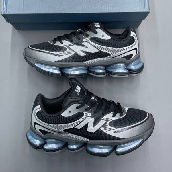 کفش نیوبالانس مشکی نقرهای New Balance Abzorb 2000 Black Grey کفش نیوبالانس مشکی نقرهای New Balance Abzorb 2000 Black Grey