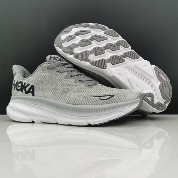 هوکا کلیفتون 9 خاکستری Hoka Clifton 9 Harbor Mist