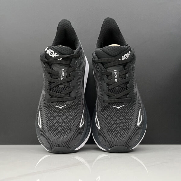 هوکا کلیفتون 9 مشکی سفید Hoka Clifton 9 Black White