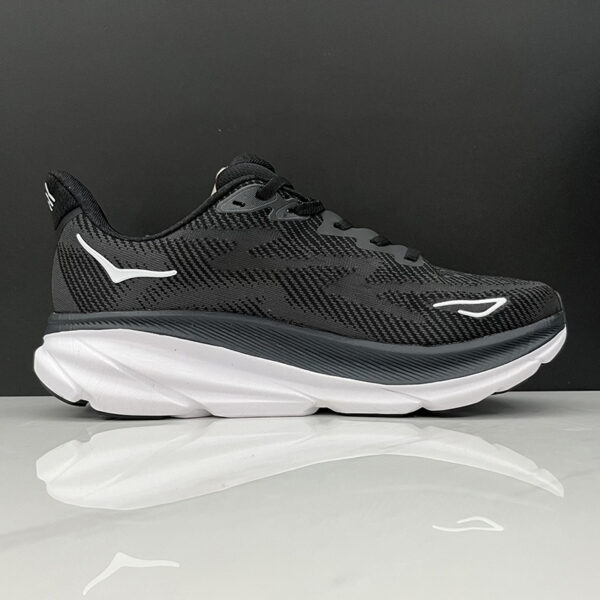هوکا کلیفتون 9 مشکی سفید Hoka Clifton 9 Black White