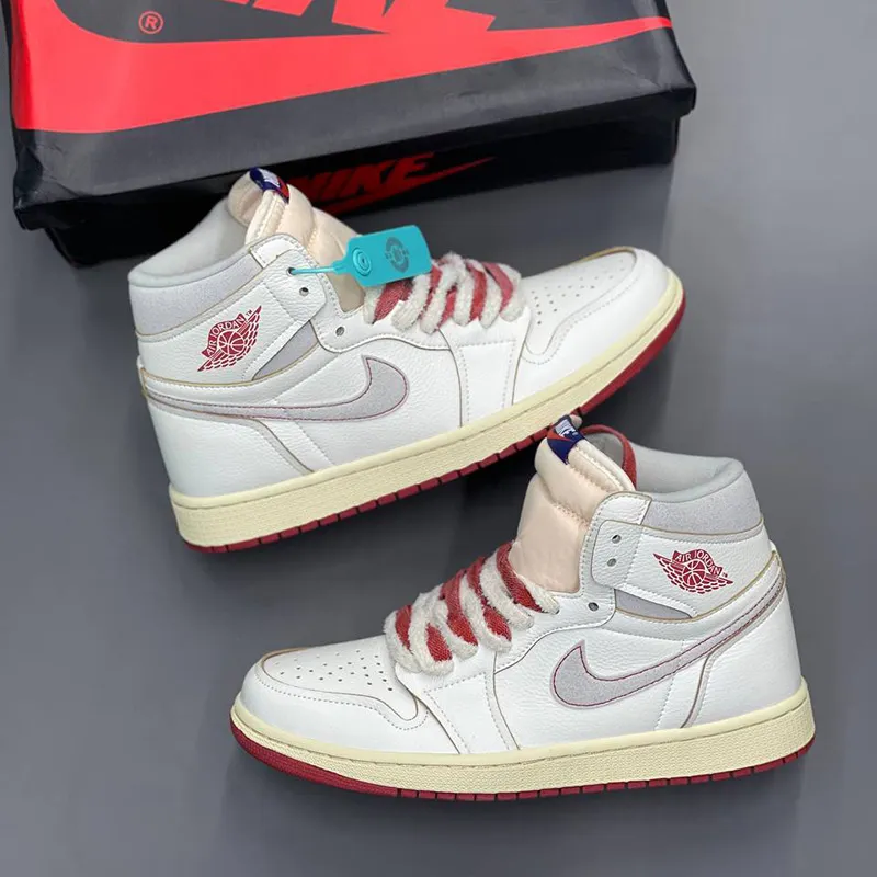 جردن وان ریر ایر سیل سینابار Jordan 1 Retro High Rare Air Sail Cinnabar - تصویر 4