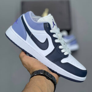 نایک ایر جردن وان لو ایندیگو Jordan 1 Low White Indigo Haze نایک ایر جردن وان لو ایندیگو Jordan 1 Low White Indigo Haze