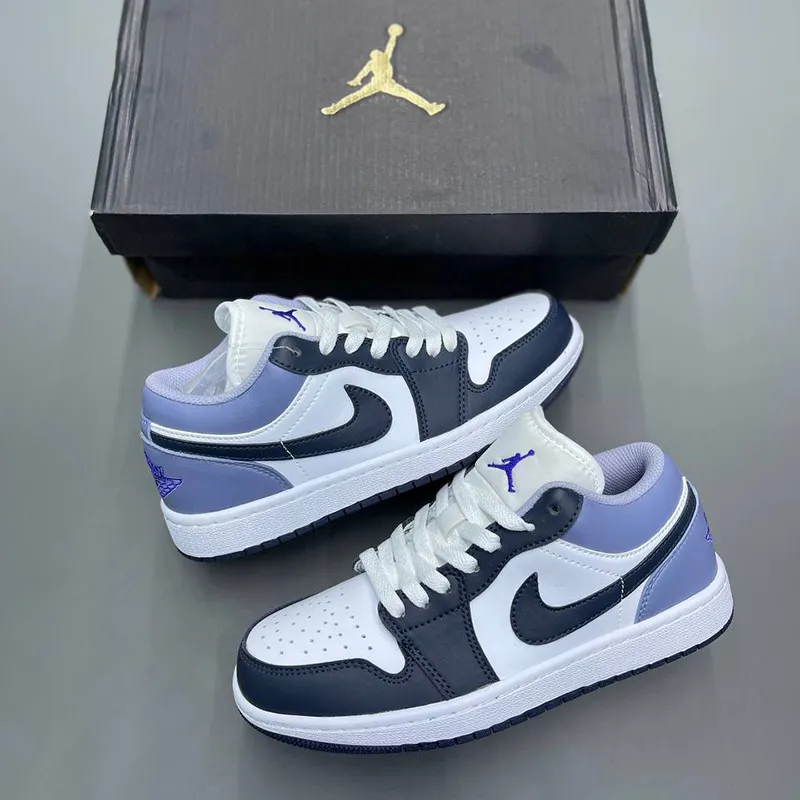 نایک ایر جردن وان لو ایندیگو Jordan 1 Low White Indigo Haze - تصویر 3