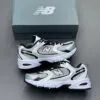 نیوبالانس 530 نقرهای مشکی سفید New Balance 530 Silver White نیوبالانس 530 نقرهای مشکی سفید New Balance 530 Silver White - تصویر 2