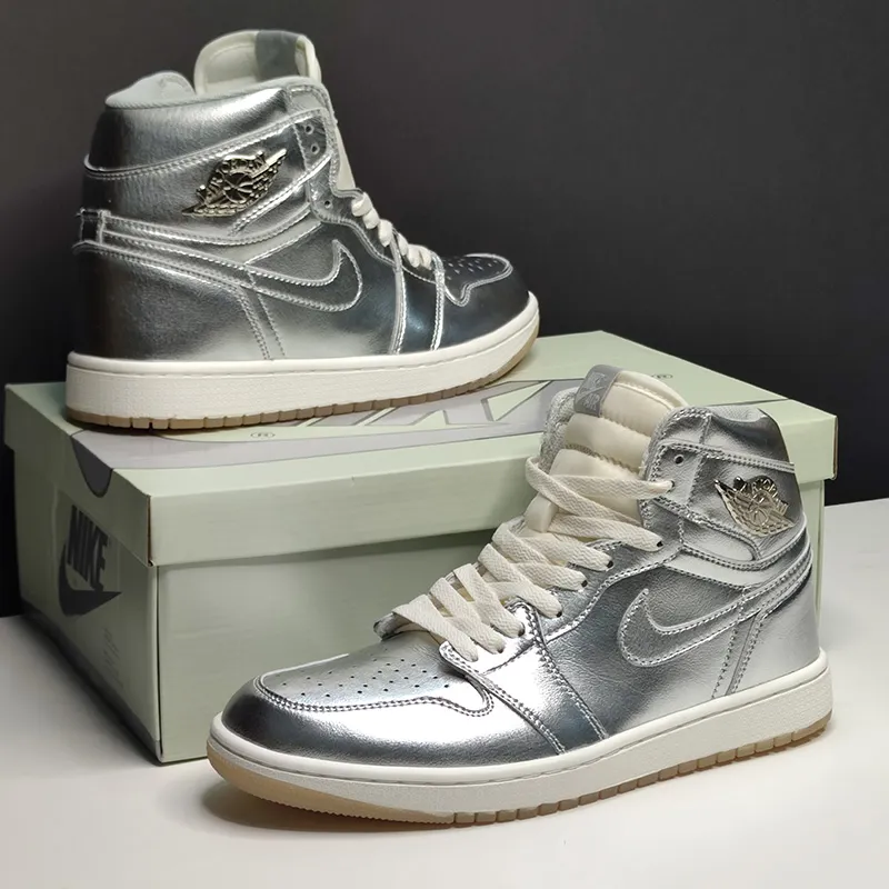جردن وان های کروم Jordan 1 Retro High OG Chrome - تصویر 4