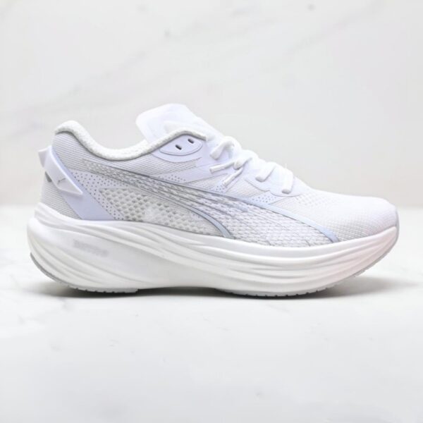پوما دیویت نیترو 3 سفید Puma Deviate Nitro 3 White Feather Grey پوما دیویت نیترو 3 سفید Puma Deviate Nitro 3 White Feather Grey