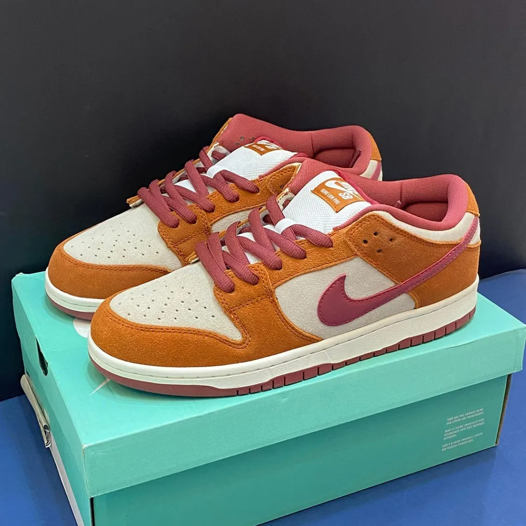 نایک اس بی دانک لو پرو دارک راست سیدر Nike SB Dunk Low Pro Dark Russet Cedar - تصویر 2