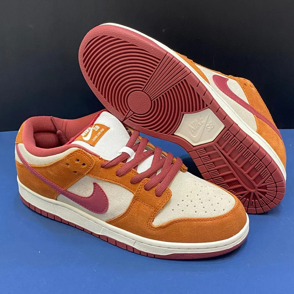نایک اس بی دانک لو پرو دارک راست سیدر Nike SB Dunk Low Pro Dark Russet Cedar - تصویر 3
