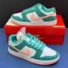 نایک اس بی دانک لو فیروزه‌ای پوست ماری Nike Dunk Low Snakeskin Washed Teal Bleached Coral - تصویر 3
