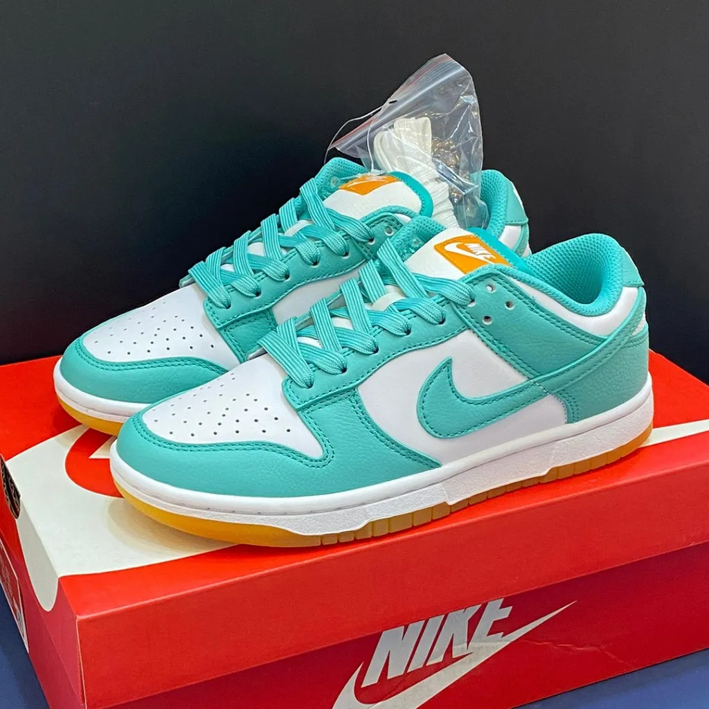 نایک دانک لو تیل زیل Nike Dunk Low Teal Zeal - تصویر 3