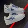 بتینگ ایپ بیپ استا سفید چریکی آبی A Bathing Ape Bape Sta Low White ABC Camo Blue بتینگ ایپ بیپ استا سفید چریکی آبی A Bathing Ape Bape Sta Low White ABC Camo Blue - تصویر 2