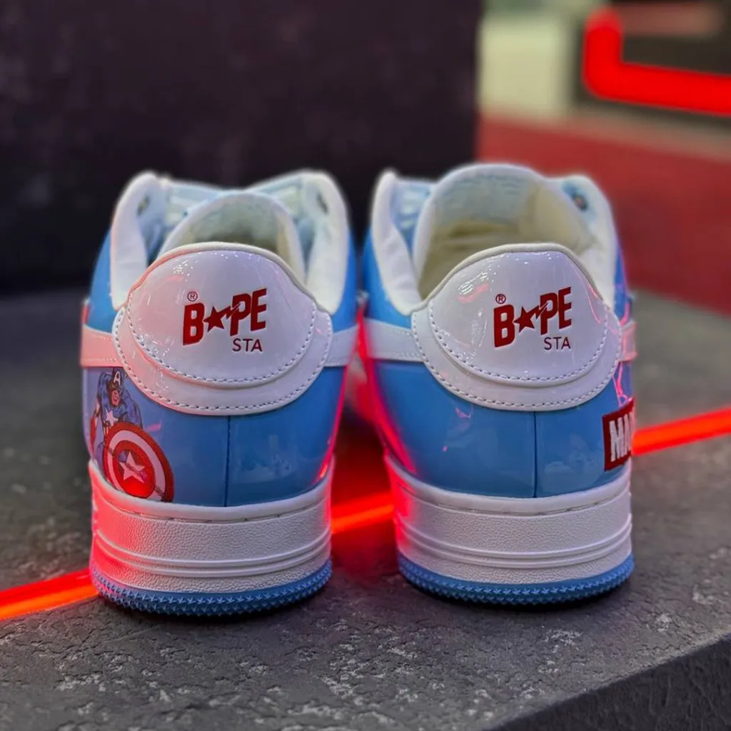 بتینگ ایپ بیپ استا مارول کامیکس کاپیتان آمریکا A Bathing Ape Bape Sta Marvel Comics Captain America بتینگ ایپ بیپ استا مارول کامیکس کاپیتان آمریکا A Bathing Ape Bape Sta Marvel Comics Captain America - تصویر 4