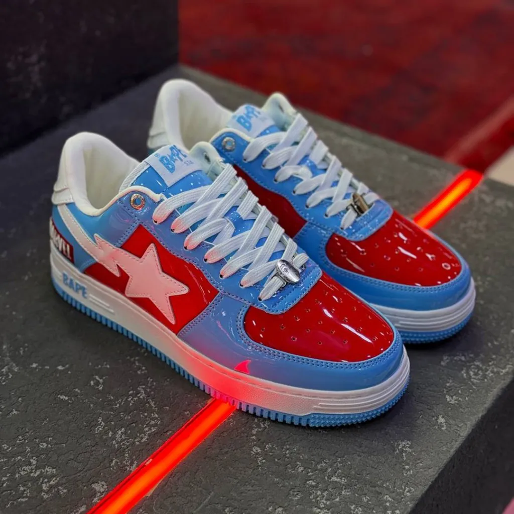 بتینگ ایپ بیپ استا مارول کامیکس کاپیتان آمریکا A Bathing Ape Bape Sta Marvel Comics Captain America بتینگ ایپ بیپ استا مارول کامیکس کاپیتان آمریکا A Bathing Ape Bape Sta Marvel Comics Captain America - تصویر 2