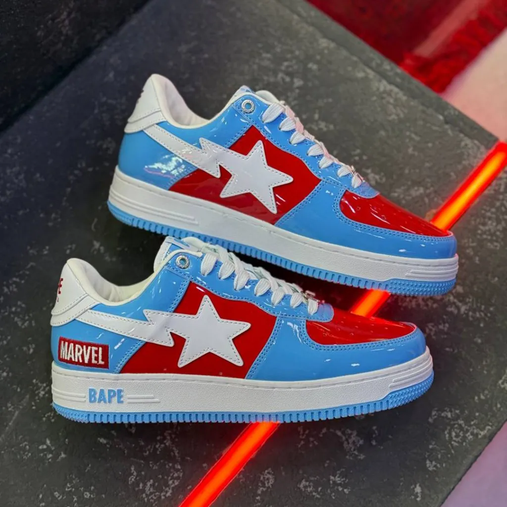 بتینگ ایپ بیپ استا مارول کامیکس کاپیتان آمریکا A Bathing Ape Bape Sta Marvel Comics Captain America بتینگ ایپ بیپ استا مارول کامیکس کاپیتان آمریکا A Bathing Ape Bape Sta Marvel Comics Captain America - تصویر 5