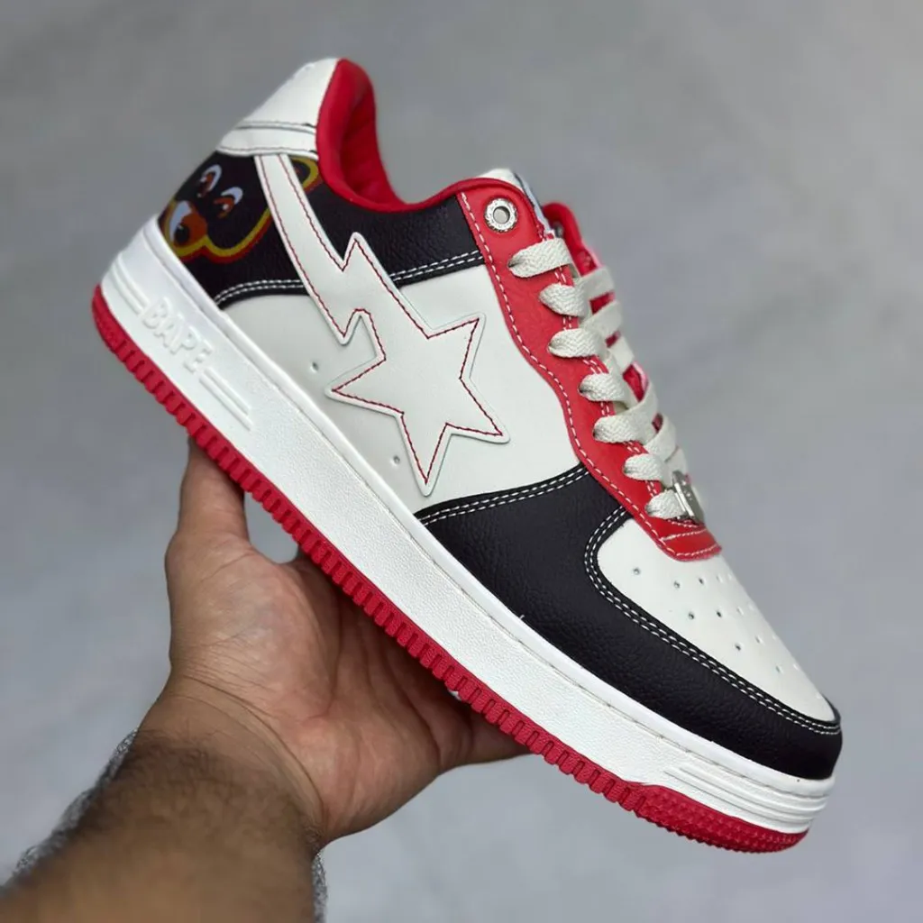 بتینگ ایپ بیپ استا کانیه وست کالج دراپ اوت A Bathing Ape Bape Sta Low Kanye West College Dropout بتینگ ایپ بیپ استا کانیه وست کالج دراپ اوت A Bathing Ape Bape Sta Low Kanye West College Dropout - تصویر 3