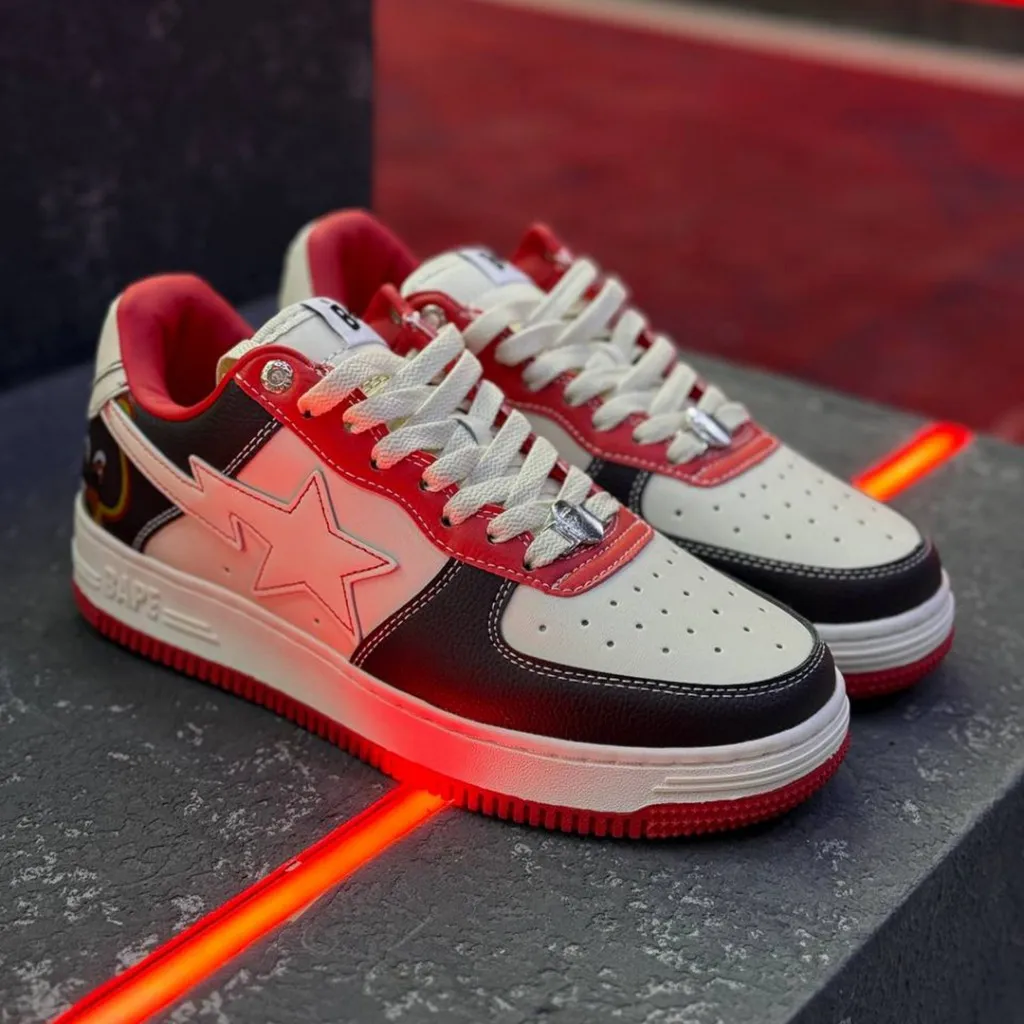 بتینگ ایپ بیپ استا کانیه وست کالج دراپ اوت A Bathing Ape Bape Sta Low Kanye West College Dropout بتینگ ایپ بیپ استا کانیه وست کالج دراپ اوت A Bathing Ape Bape Sta Low Kanye West College Dropout - تصویر 2