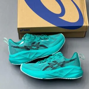 اسیکس نوابلاست 5 سبز فیروزهای ASICS Novablast 5 Wave Teal Black اسیکس نوابلاست 5 سبز فیروزهای ASICS Novablast 5 Wave Teal Black
