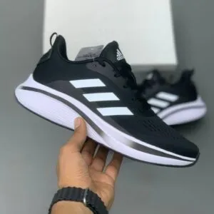 کتونی آدیداس رانینگ مشکی سفید Adidas Running Black & White کتونی آدیداس رانینگ مشکی سفید Adidas Running Black & White