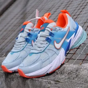 نایک وی تو کی ران آبی نارنجی Nike V2K Run Blue White Orange نایک وی تو کی ران آبی نارنجی Nike V2K Run Blue White Orange