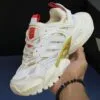 آدیداس رانر اکس ال جی دیلاکس سفید طلایی adidas XLG Runner Deluxe Off White Gold Metallic Red - تصویر 4