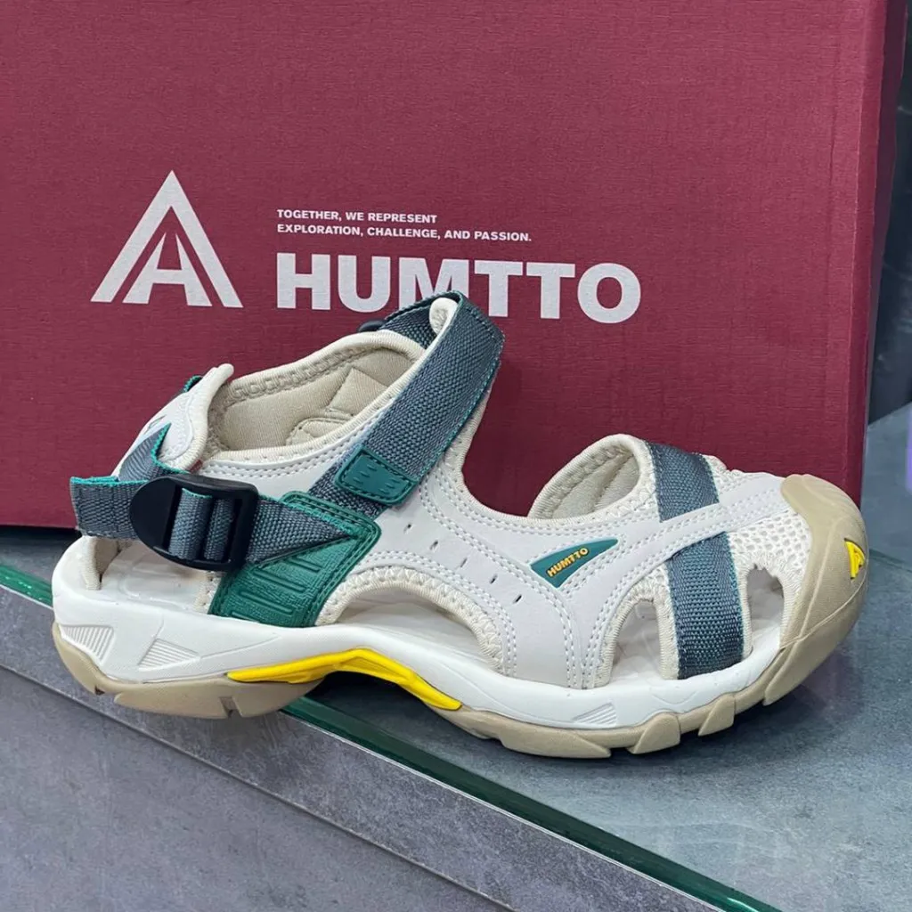 صندل طبیعت گردی زنانه هامتو کرم سبز مدل HUMTTO HT9602-7 - تصویر 4