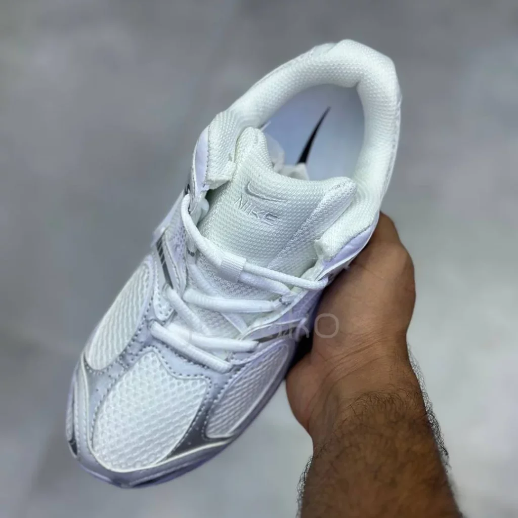 نایک وی فایو آر ان آر سفید سیلور Nike V5 RNR White Black Metallic Silver - تصویر 3