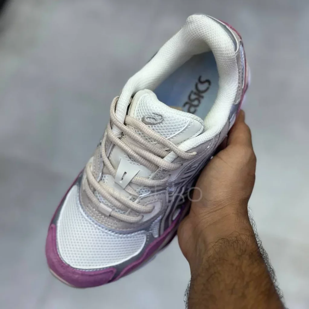 اسیکس ژل ان وای سی کرم بژ صورتی ASICS GEL-NYC Cream Mineral Beige Pink - تصویر 3