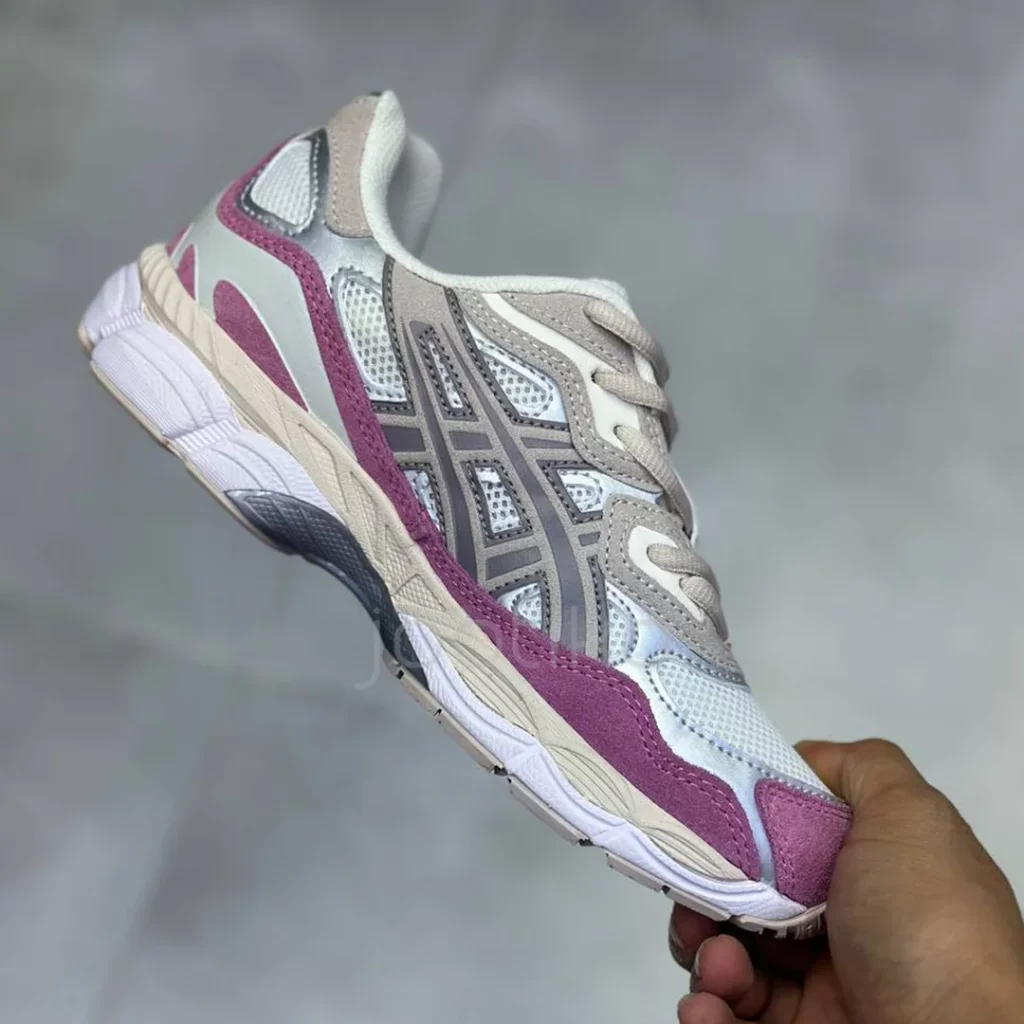 اسیکس ژل ان وای سی کرم بژ صورتی ASICS GEL-NYC Cream Mineral Beige Pink - تصویر 2