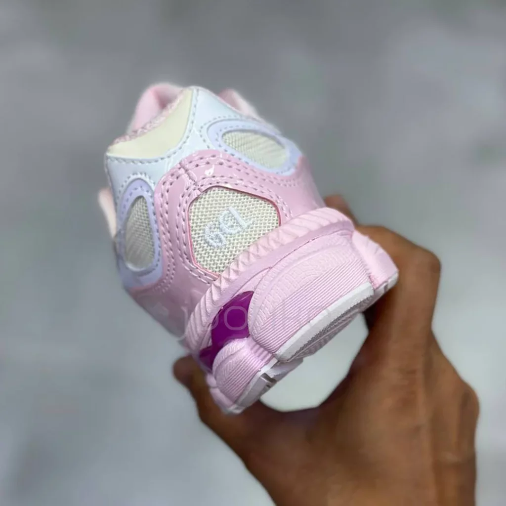 اسیکس ژل ان وای سی کیکی یانگ ژانگ صورتی ASICS GEL-NYC Kicki Yang Zhang Pink Cream Pure Silver - تصویر 4