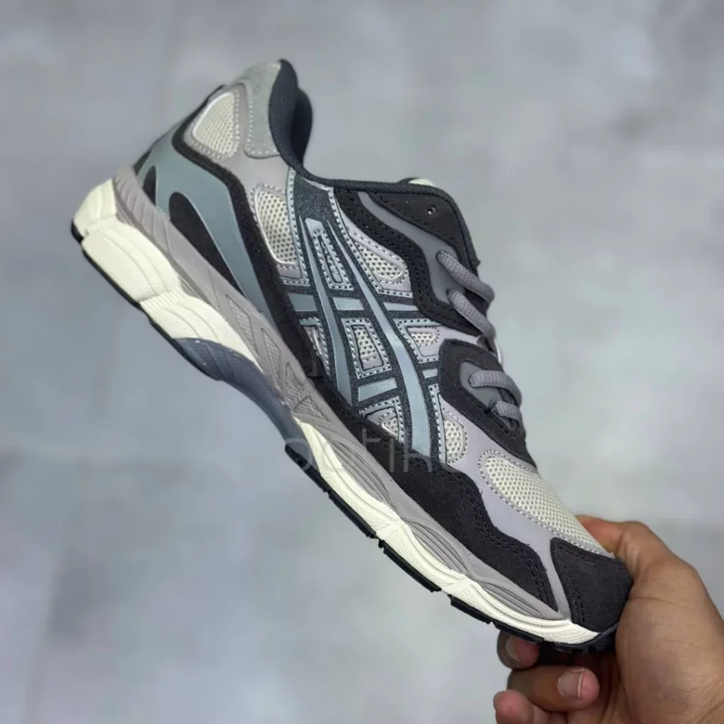 اسیکس ژل ان وای سی اوتمیل ابسیدین گری ASICS Gel-NYC Oatmeal Obsidian Grey - تصویر 2