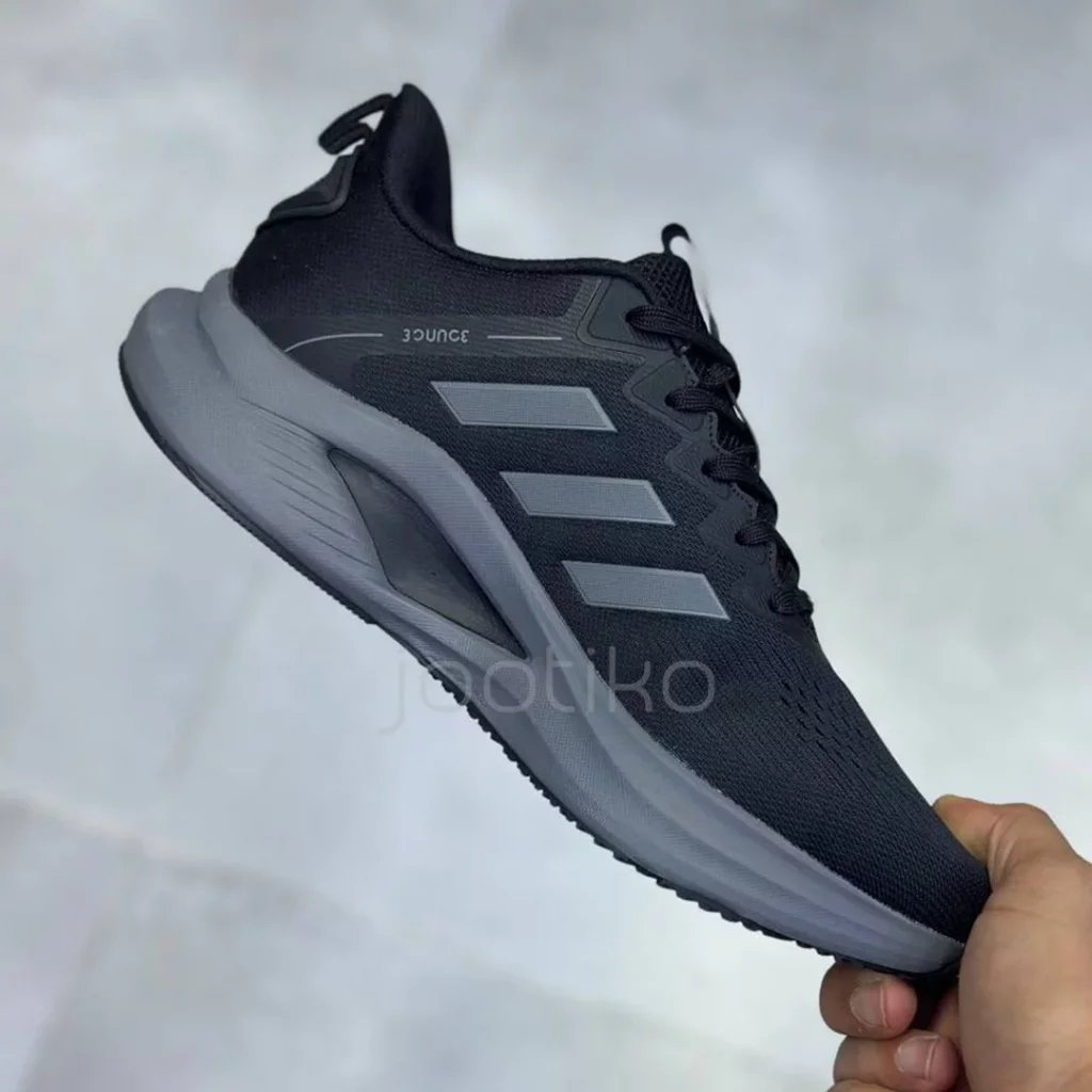 آدیداس ووی بونس مشکی طوسی adidas Voeuy Bounce Black Gray - تصویر 2
