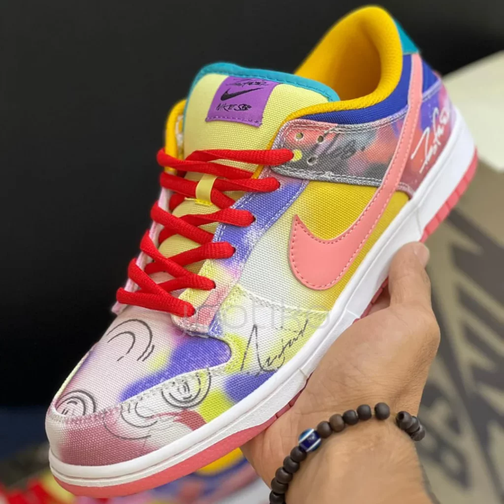 نایک اس بی دانک لو فیوچرا Nike SB Dunk Low Futura Laboratories Sunblush - تصویر 2