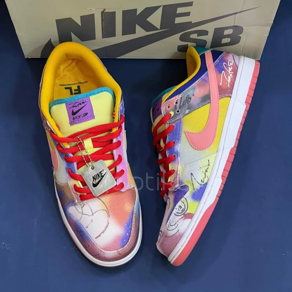 نایک اس بی دانک لو فیوچرا Nike SB Dunk Low Futura Laboratories Sunblush - تصویر 3