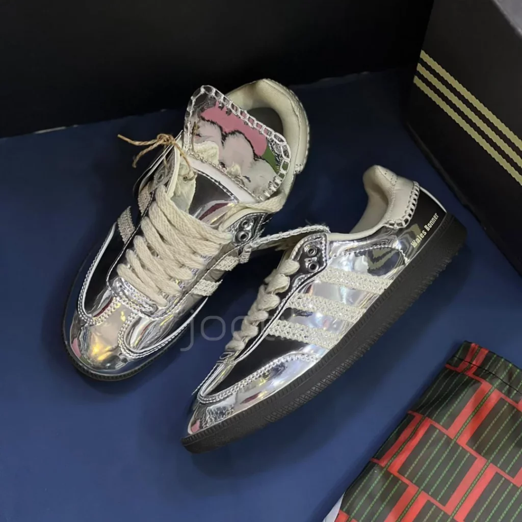 آدیداس سامبا ولز بونر نقره‌ای adidas Samba Wales Bonner Silver - تصویر 2